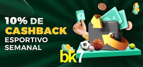 10% de bônus de cashback na bk7